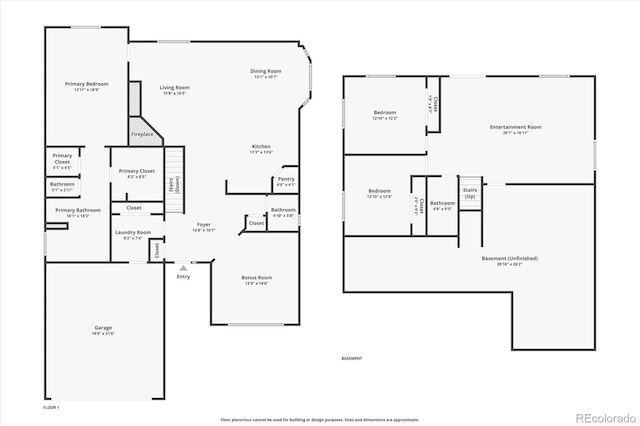 6542 S Tempe St, Aurora, CO 80016 - view of property floor plan