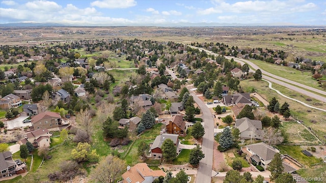8072 Windwood Way, Parker, CO 80134 - bird's eye view featuring a residential view