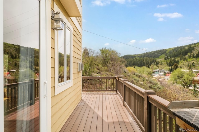 101 Lions Ln, Minturn, CO 81645 - wooden terrace with a forest view