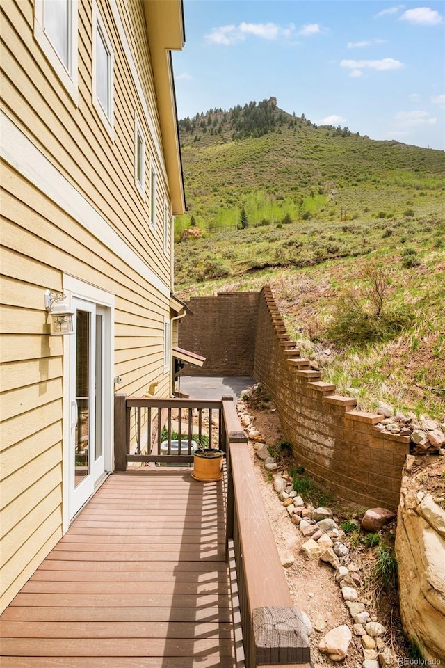 101 Lions Ln, Minturn, CO 81645 - view of wooden terrace