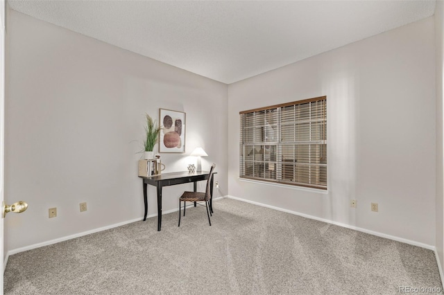 7481 Singing Hills Dr, Boulder, CO 80301 - home office with carpet flooring and baseboards