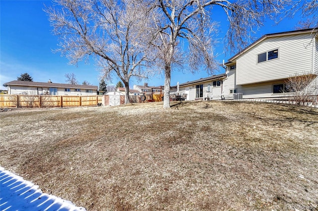280 Jupiter Dr, Lone Tree, CO 80124 - fenced backyard featuring cooling unit