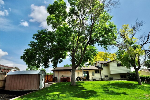 280 Jupiter Dr, Lone Tree, CO 80124 - back of property with a hot tub