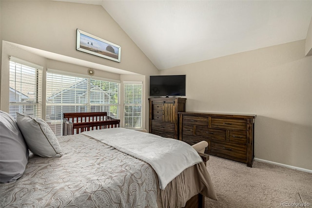 7684 S Monaco Cir, Centennial, CO 80112 - carpeted bedroom with lofted ceiling
