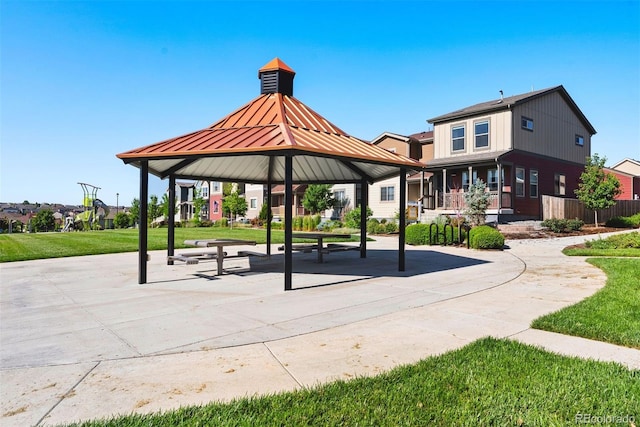 12777 Ulster St, Thornton, CO 80602 - view of home's community featuring a gazebo and a yard