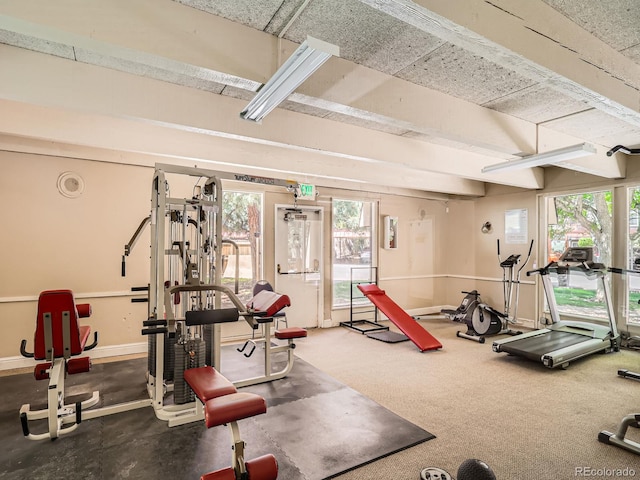 7755 E Quincy Ave Unit 301A7, Denver, CO 80237 - workout area featuring baseboards