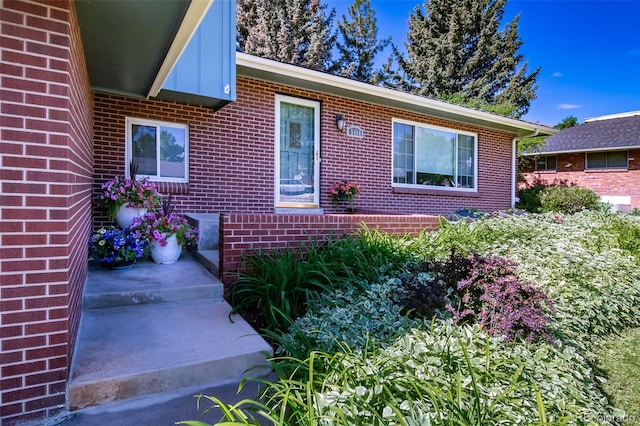 5404 W Rowland Pl, Littleton, CO 80128 - view of exterior entry with brick siding