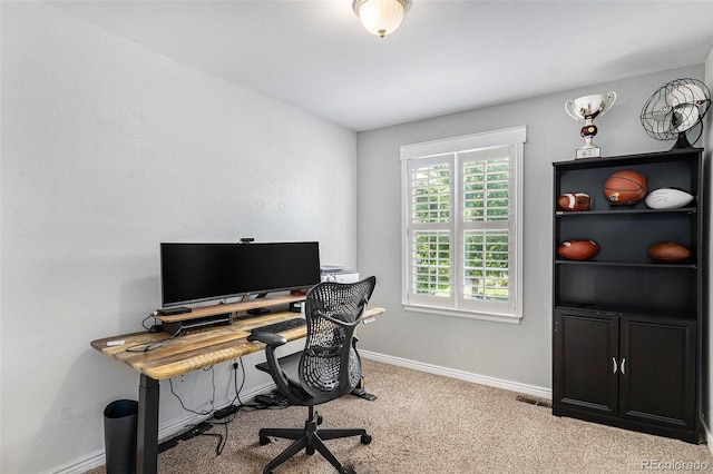 5326 E Hamilton Ave, Castle Rock, CO 80104 - carpeted home office featuring baseboards
