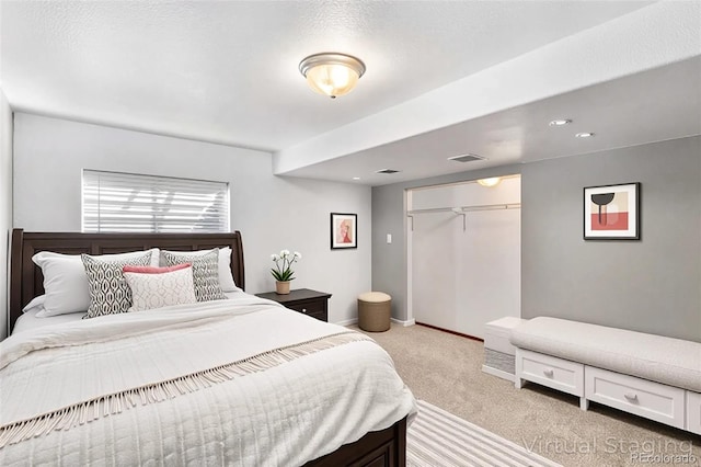 5326 E Hamilton Ave, Castle Rock, CO 80104 - bedroom with light colored carpet and a closet