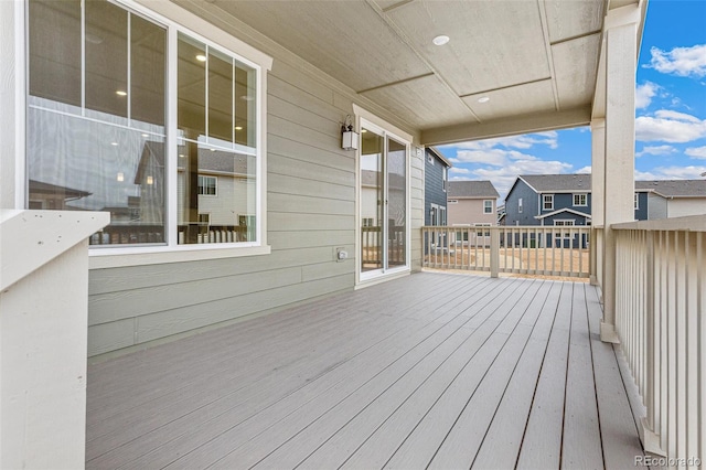 20665 E 57th Dr, Aurora, CO 80019 - wooden deck with a residential view