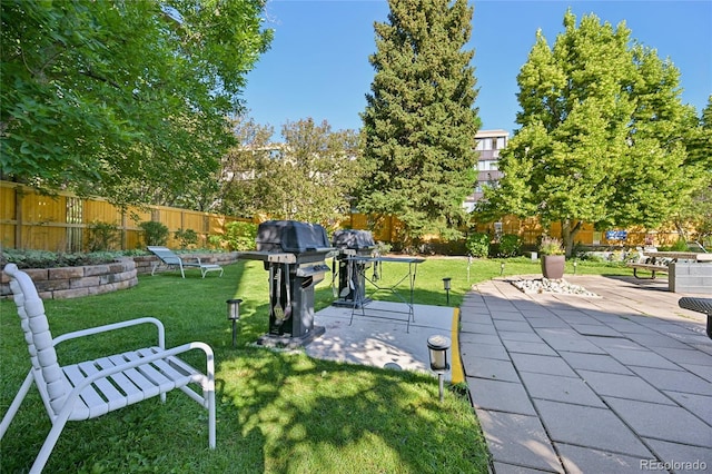 7020 E Girard Ave Unit 109, Denver, CO 80224 - view of yard with a patio