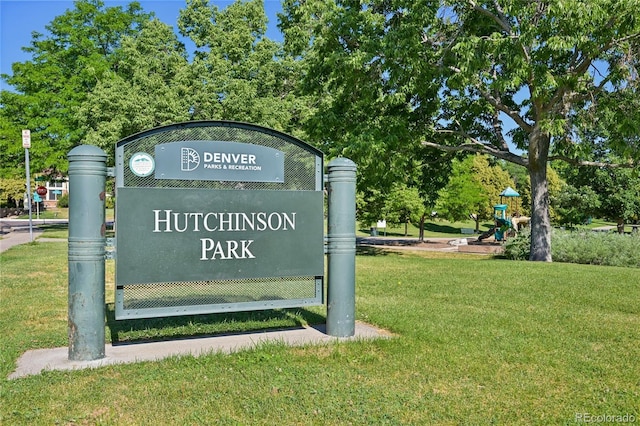 7020 E Girard Ave Unit 109, Denver, CO 80224 - community / neighborhood sign with a yard
