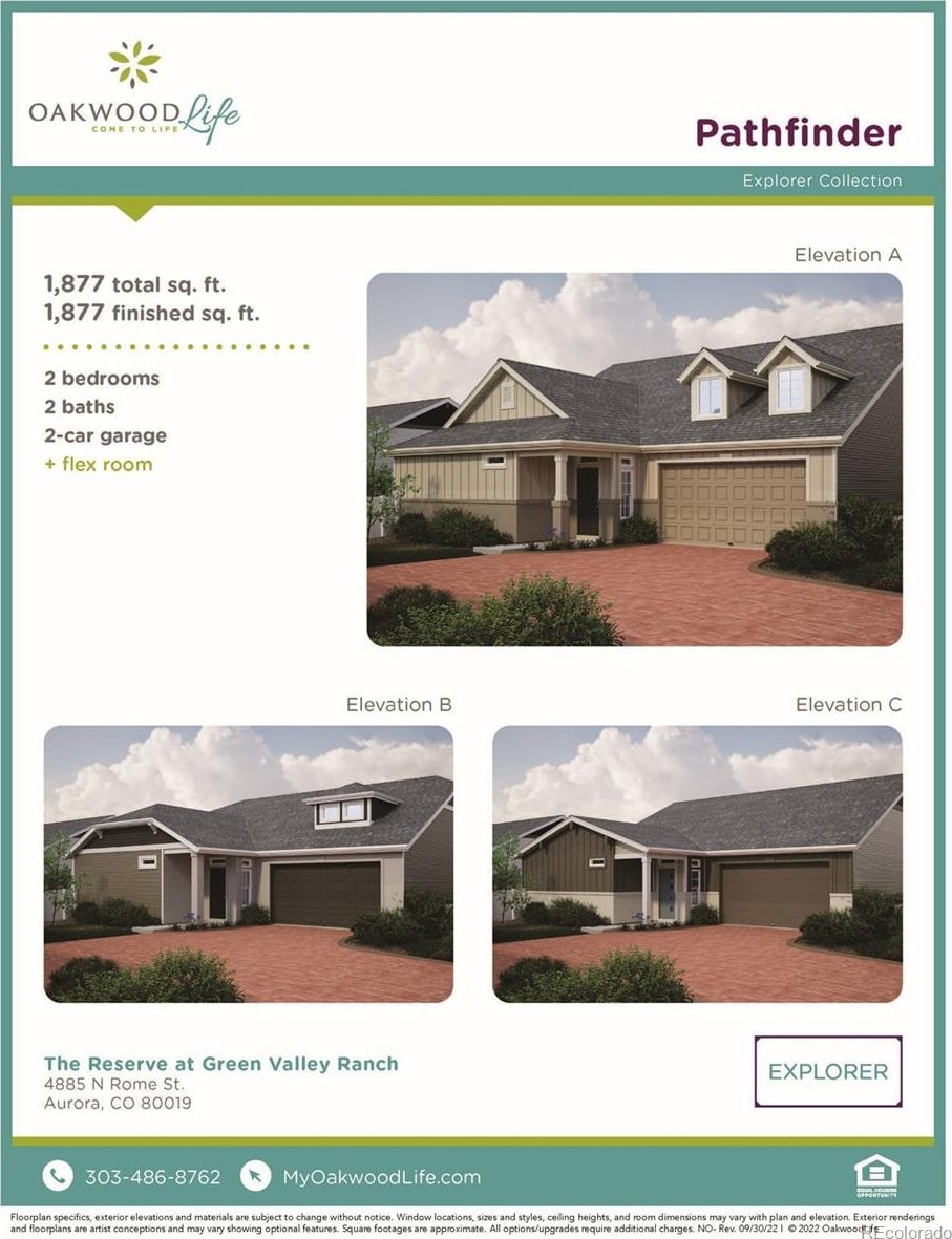 21865 E 51st Dr, Aurora, CO 80019 - view of a document with a collage of images