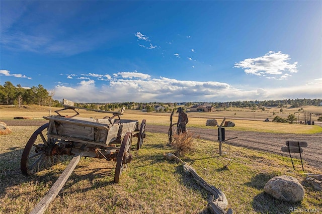 17675 State Highway 83, Colorado Springs, CO 80908 - view of yard featuring a rural view