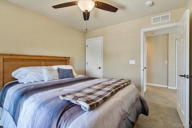 3115 Bryce Dr, Fort Collins, CO 80525 - carpeted bedroom with a ceiling fan and baseboards