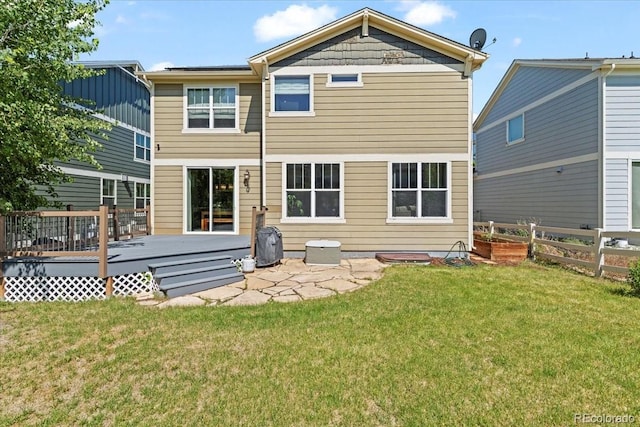 3115 Bryce Dr, Fort Collins, CO 80525 - rear view of house featuring a deck and a patio area