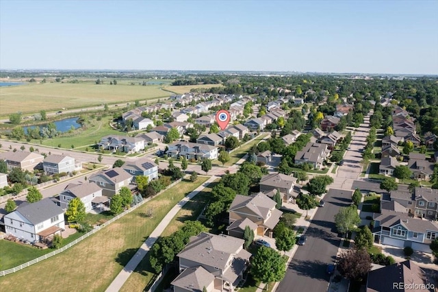3115 Bryce Dr, Fort Collins, CO 80525 - aerial view of property's location with nearby suburban area and a nearby body of water