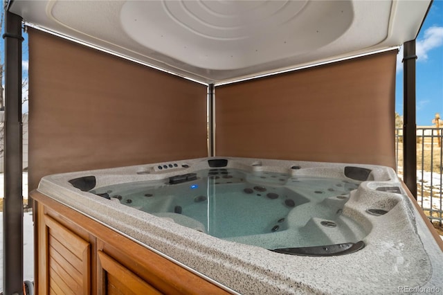 miscellaneous room featuring a jacuzzi