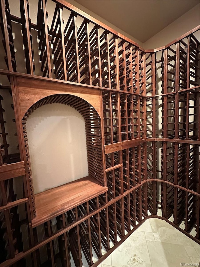 7454 Queen Cir, Arvada, CO 80005 - wine cellar featuring stone finish floors