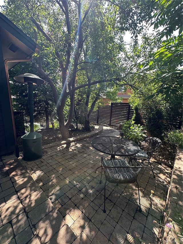 7454 Queen Cir, Arvada, CO 80005 - view of patio featuring outdoor dining space