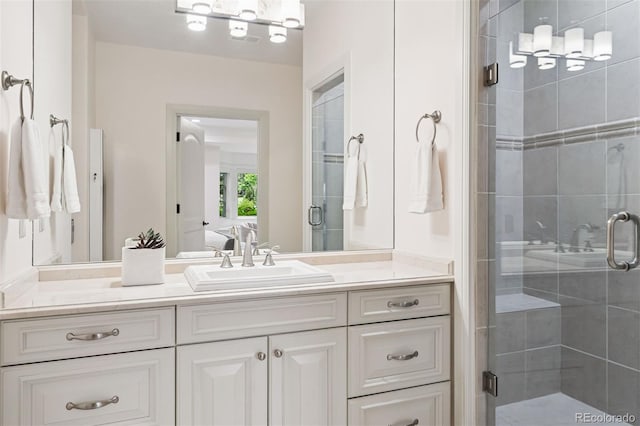 9171 E Harvard Ave, Denver, CO 80231 - full bath featuring vanity and a stall shower