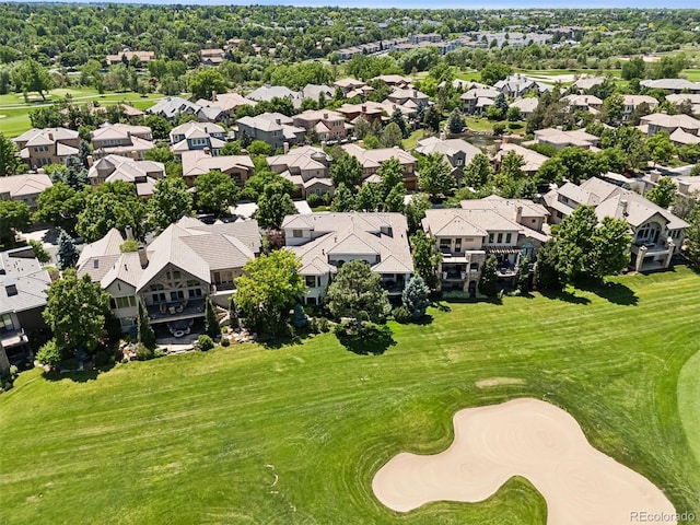 9171 E Harvard Ave, Denver, CO 80231 - aerial perspective of suburban area featuring a golf course