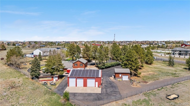 birds eye view of property featuring a residential view