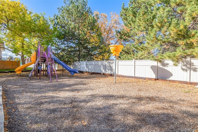 view of jungle gym