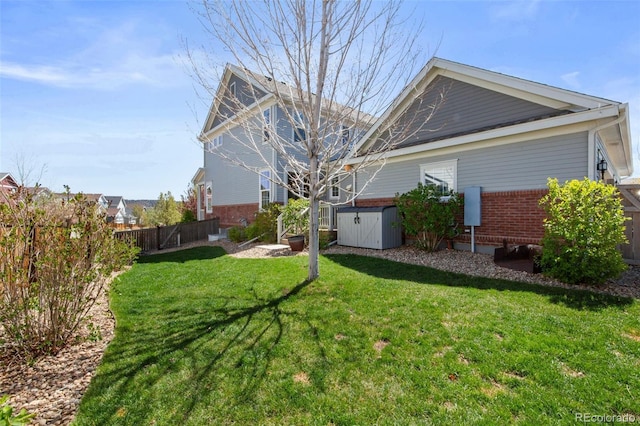 view of property exterior with brick siding