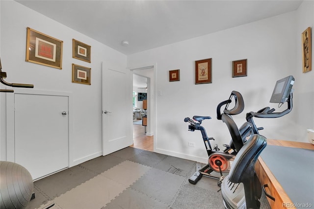 845 Jasmine St, Denver, CO 80220 - workout area with baseboards