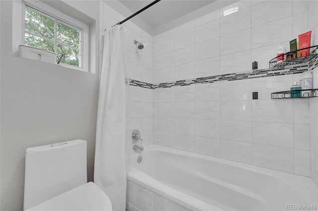 845 Jasmine St, Denver, CO 80220 - full bathroom featuring tiled shower / bath and toilet