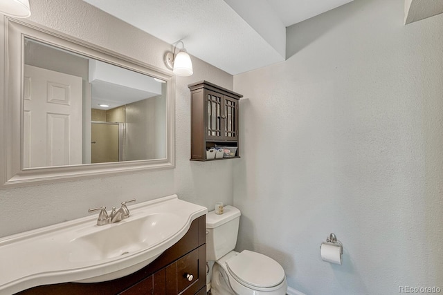 2028 Palm Dr, Colorado Springs, CO 80918 - bathroom featuring vanity and a shower with shower door