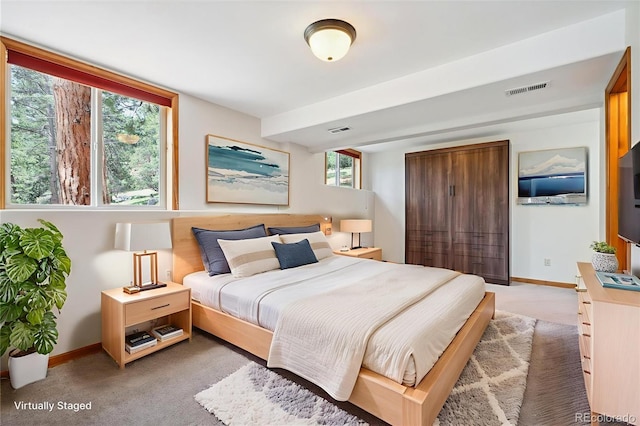84 Sunny Ridge Ln, Bailey, CO 80421 - bedroom with light carpet