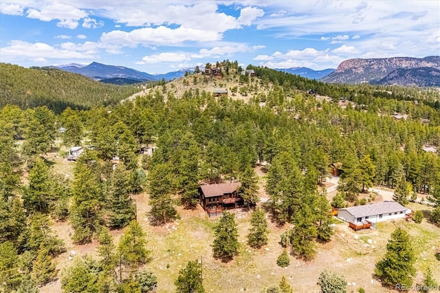 84 Sunny Ridge Ln, Bailey, CO 80421 - view of mountain background with a heavily wooded area
