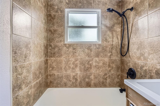 5090 Tejon St, Denver, CO 80221 - bathroom with shower / tub combination and vanity