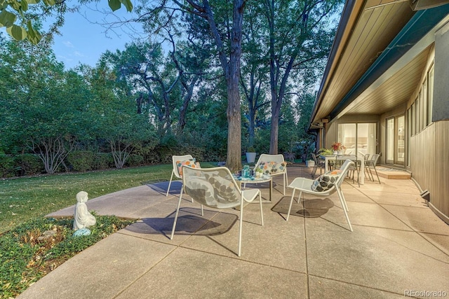 view of patio / terrace with outdoor dining space