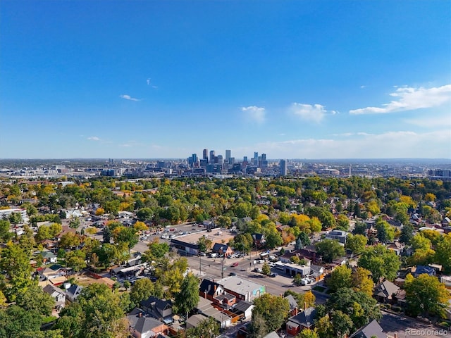 3811 N Clay St, Denver, CO 80211 - birds eye view of property with a city view