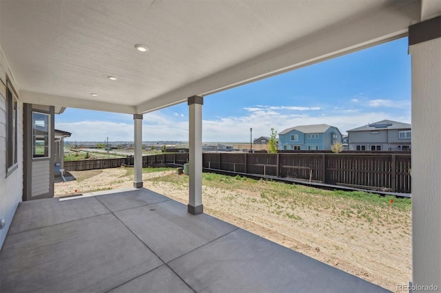 9061 Telluride Ct, Commerce City, CO 80022 - view of patio / terrace with a residential view