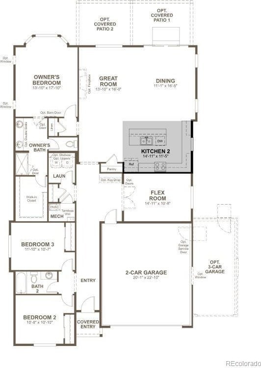 9061 Telluride Ct, Commerce City, CO 80022 - floor plan / room layout