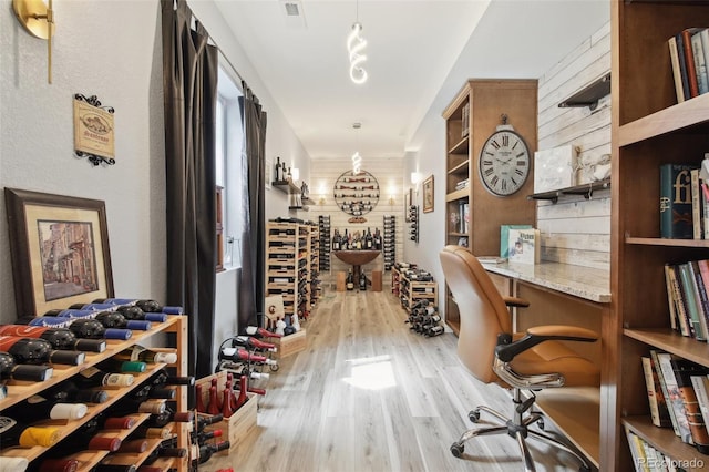 1235 S Balsam St, Lakewood, CO 80232 - wine cellar with wood finished floors