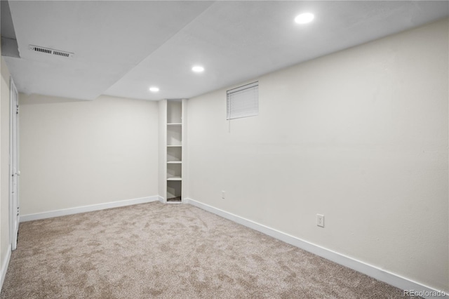 2996 S Sheridan Blvd, Denver, CO 80227 - finished basement with recessed lighting and carpet floors
