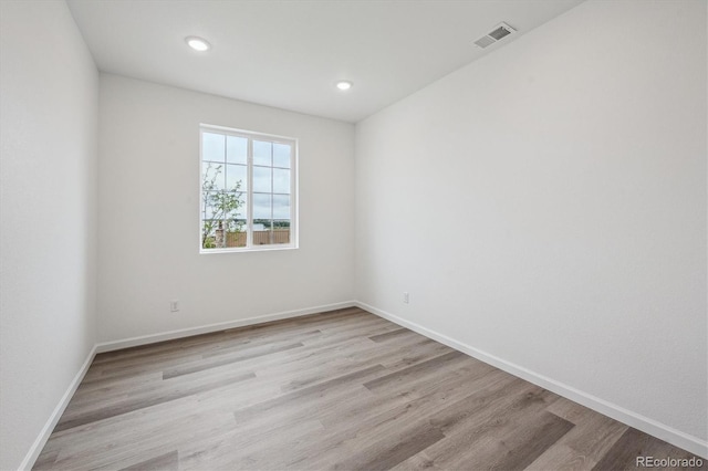4246 Graywood Dr, Johnstown, CO 80534 - empty room with light wood-type flooring, baseboards, and recessed lighting