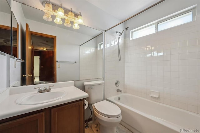 9908 Garfield Ct, Thornton, CO 80229 - full bath with shower / tub combination, toilet, and vanity