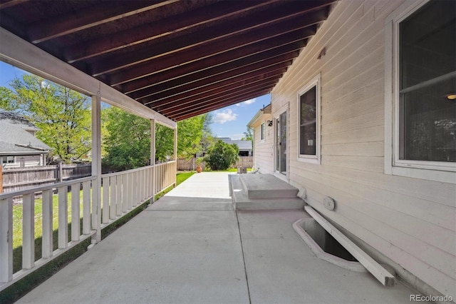 9908 Garfield Ct, Thornton, CO 80229 - view of patio / terrace featuring fence