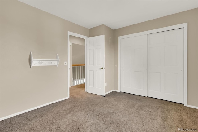 5622 E Weaver Cir, Centennial, CO 80111 - unfurnished bedroom with carpet floors, baseboards, and a closet