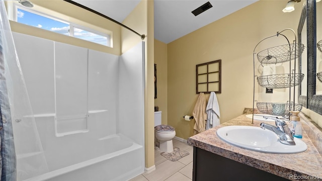 80 Cliff View Cir, Parachute, CO 81635 - full bath featuring vanity, shower / bathtub combination, and tile patterned floors