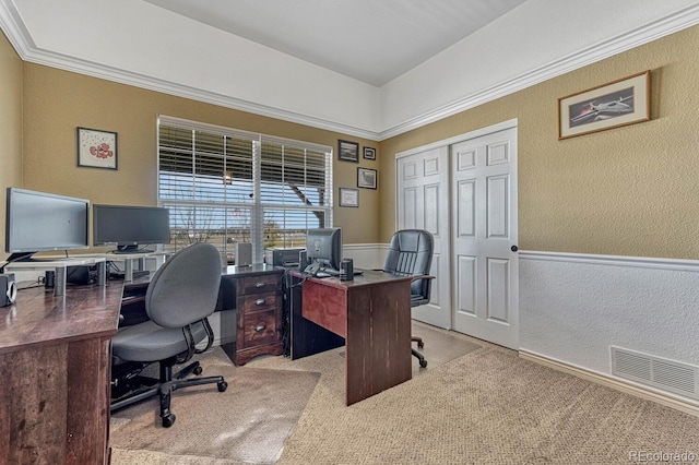 55610 E 40th Ave, Strasburg, CO 80136 - office space featuring a textured wall and light colored carpet