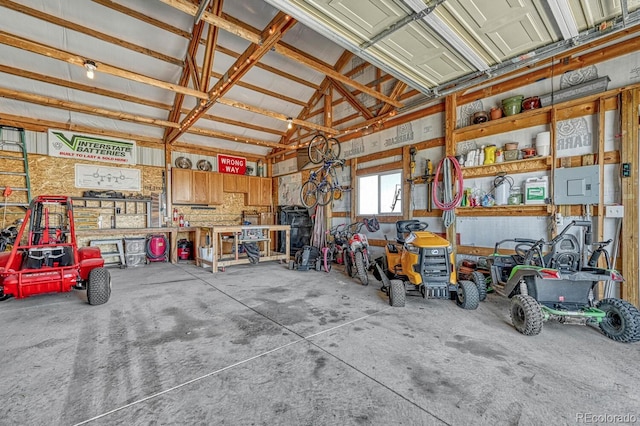 55610 E 40th Ave, Strasburg, CO 80136 - garage featuring electric panel