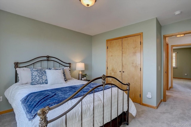32091 Black Widow Dr, Conifer, CO 80433 - bedroom with light carpet and baseboards