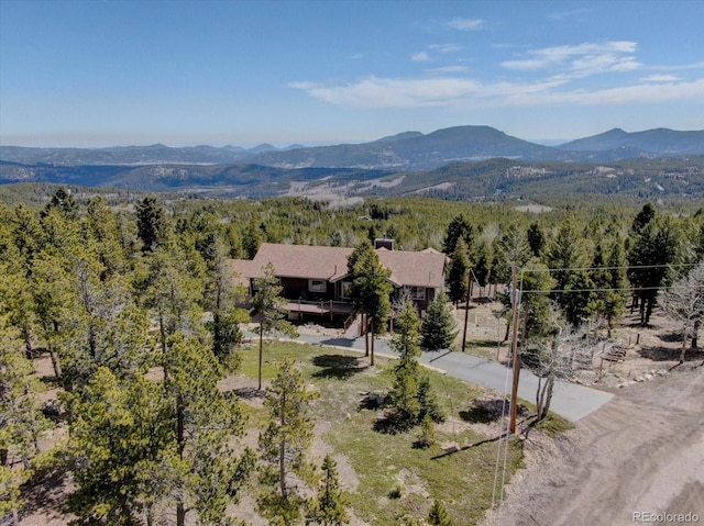 32091 Black Widow Dr, Conifer, CO 80433 - view of mountain background with a forest